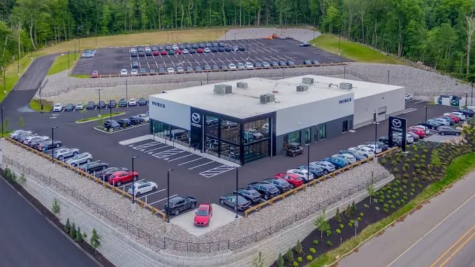 Automotive dealership construction project for Patrick Motor Group in Auburn, Massachusetts